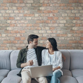 کاغذ دیواری طرح آجر