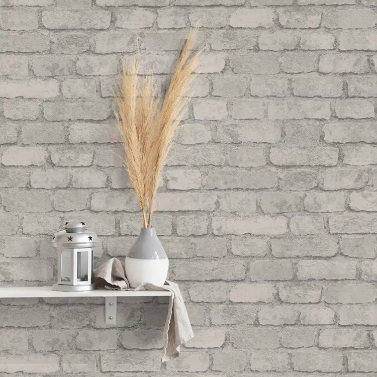 کاغذ دیواری طرح آجر