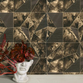 کاغذ دیواری طرح هندسی