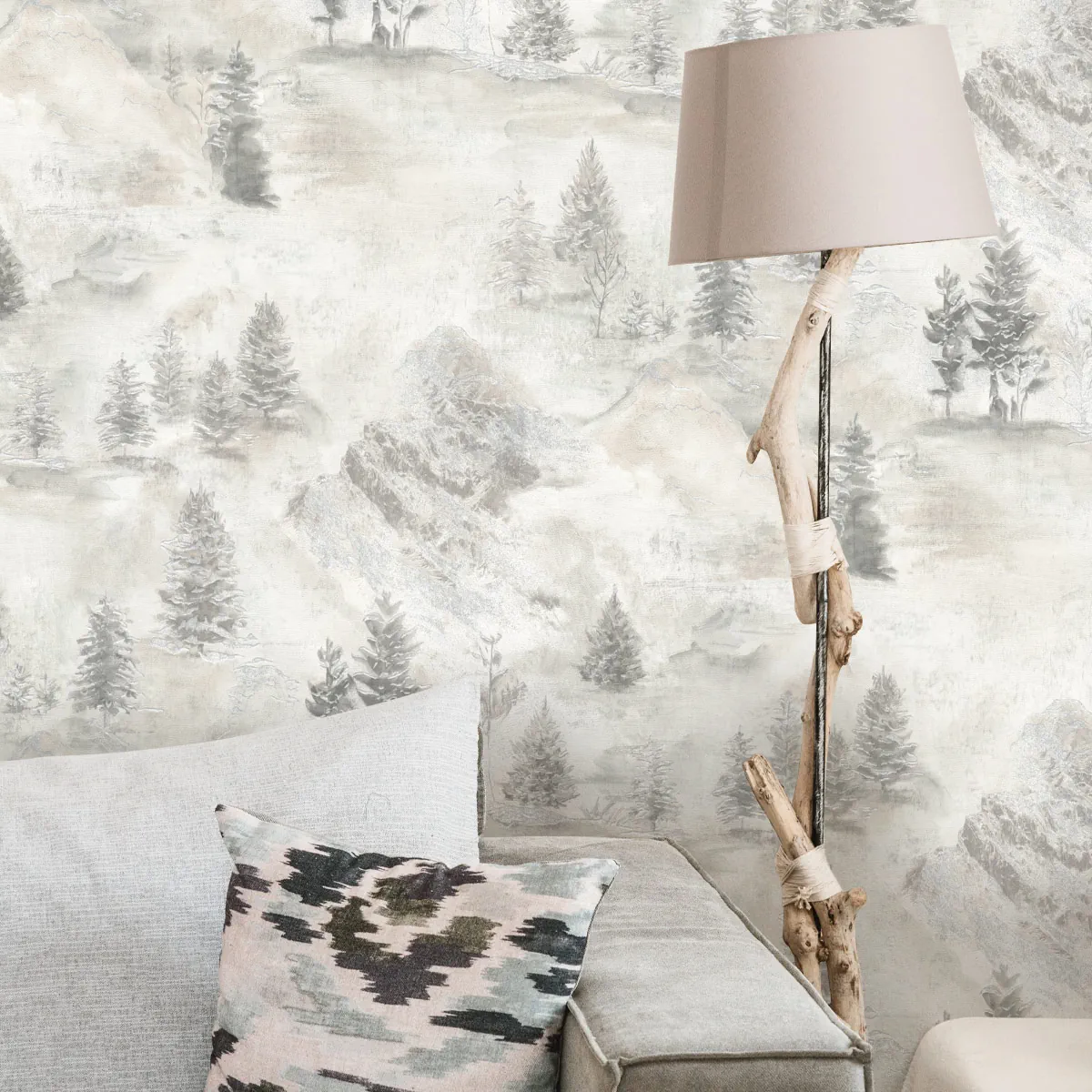 کاغذ دیواری طرح درخت