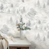 کاغذ دیواری طرح درخت