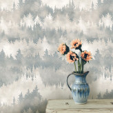 کاغذ دیواری طرح درختچه