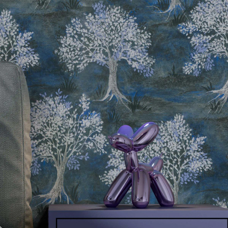 کاغذ دیواری طرح درختچه