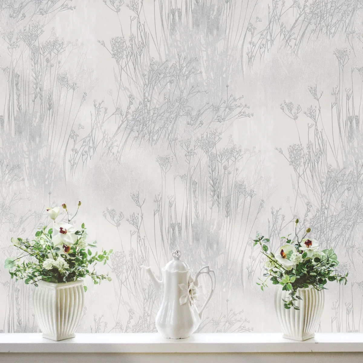 کاغذ دیواری گلدار