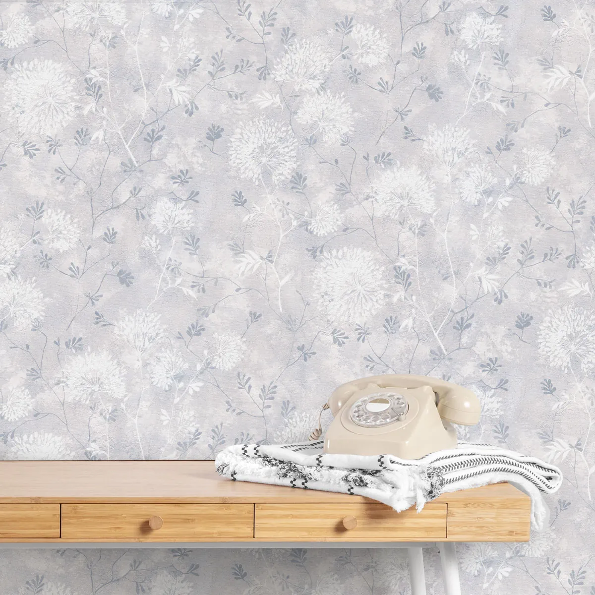 کاغذ دیواری طرح گل