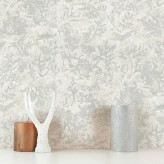 کاغذ دیواری طرح گل