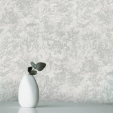 کاغذ دیواری طرح گل