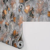 کاغذ دیواری گلدار