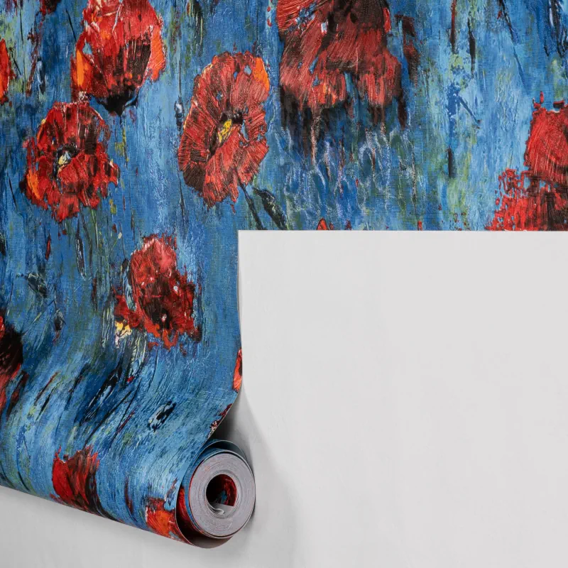 کاغذ دیواری گلدار