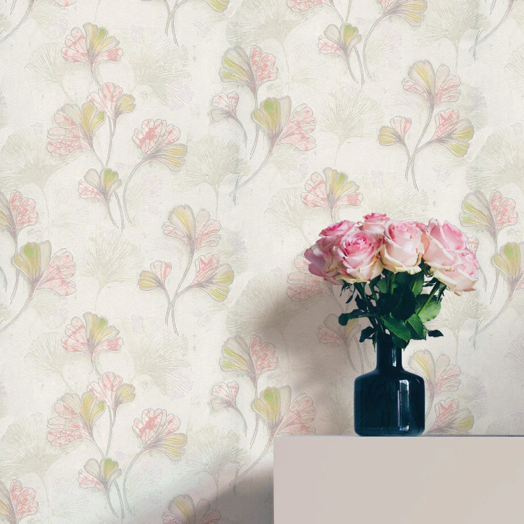 کاغذ دیواری گلدار