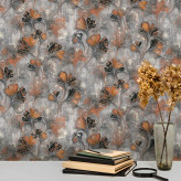 کاغذ دیواری گلدار