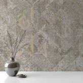 کاغذ دیواری طرح هندسی