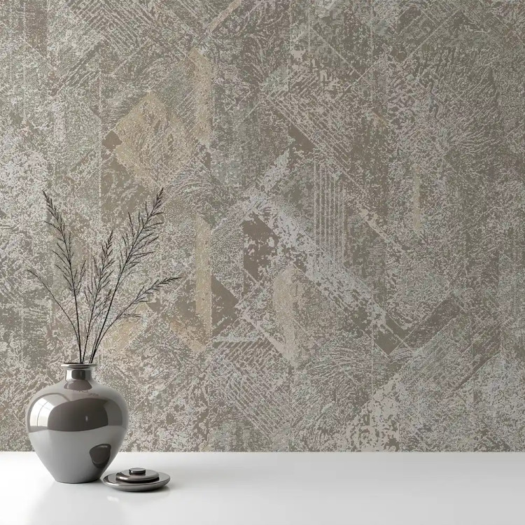 کاغذ دیواری طرح هندسی