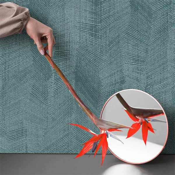 کاغذ دیواری آبی