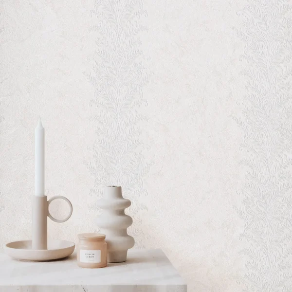 کاغذ دیواری سفید