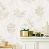 کاغذ دیواری طرح برگ