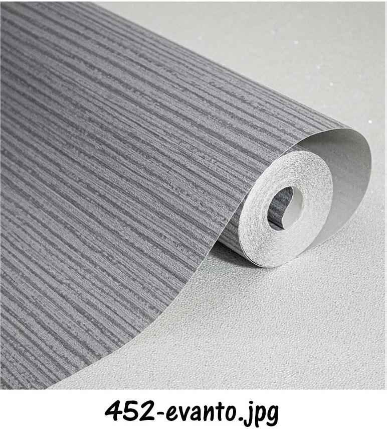 کاغذ دیواری راه راه طوسی