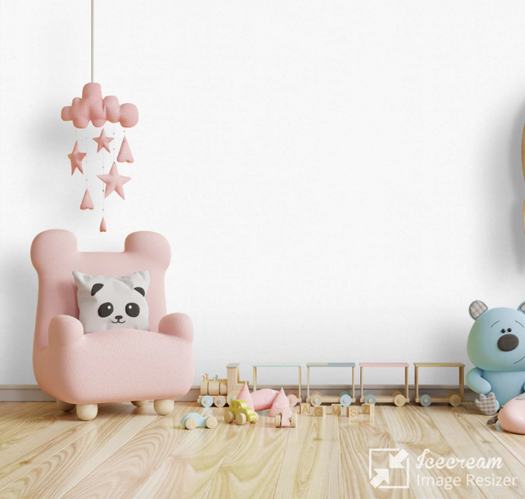 کاغذ دیواری کودکانه با طرح شاد