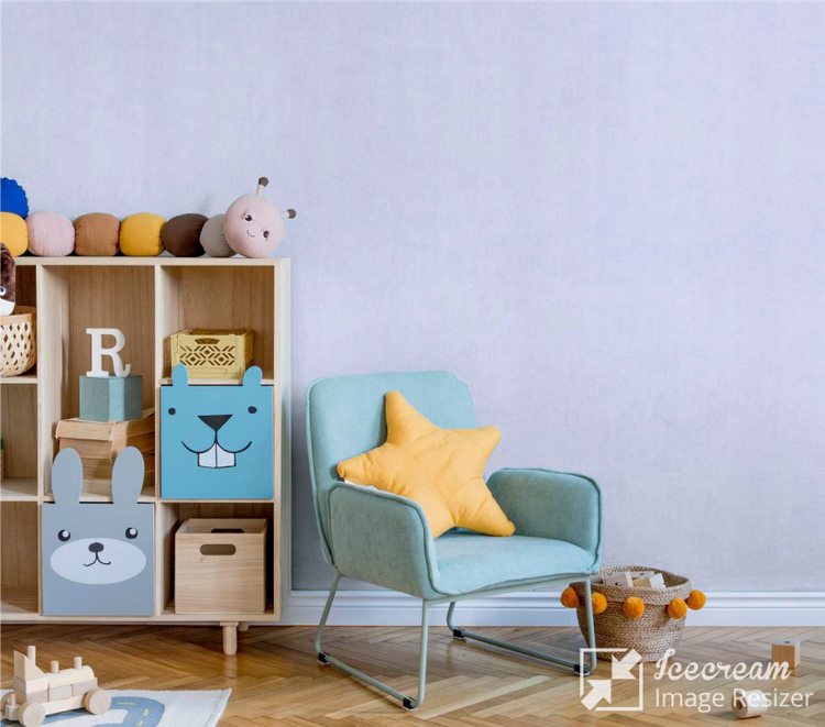 کاغذ دیواری کودکانه با طرح شاد