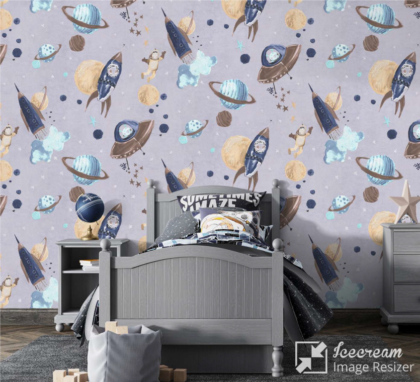 کاغذ دیواری طرحدار کودک