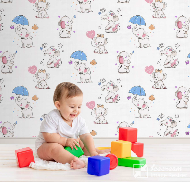 کاغذ دیواری اتاق کودک