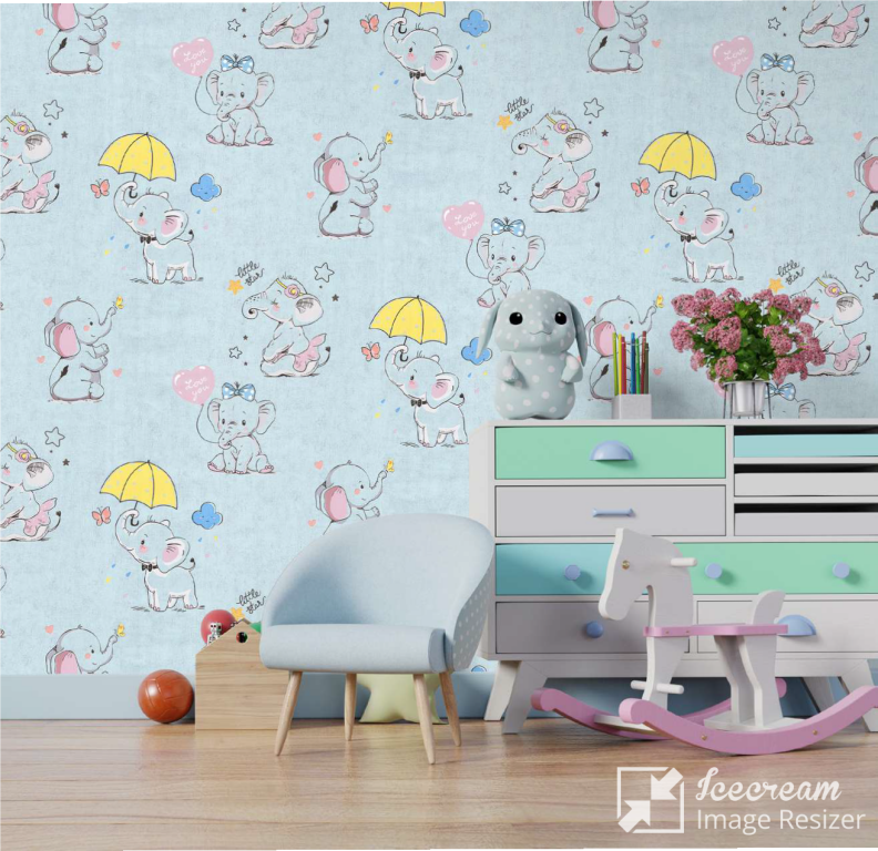 کاغذ دیواری اتاق کودک