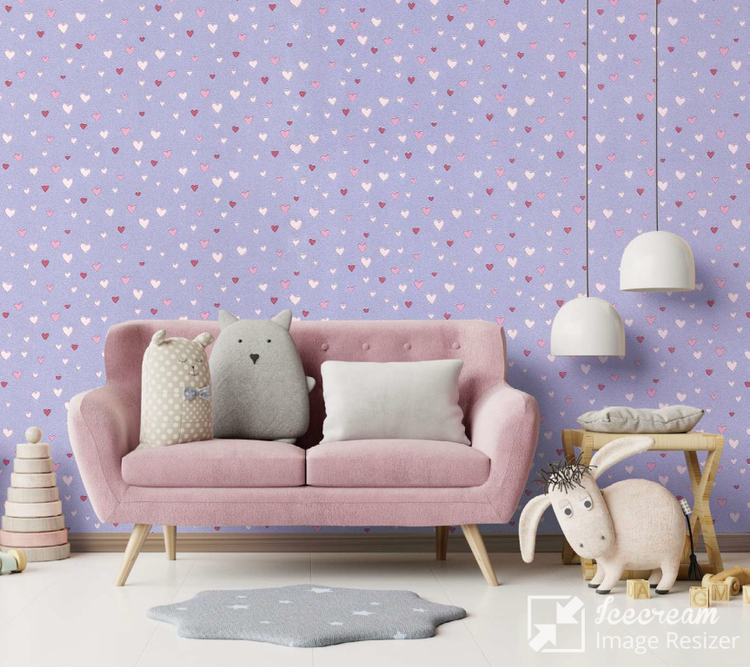 کاغذ دیواری کودکانه با طرح شاد