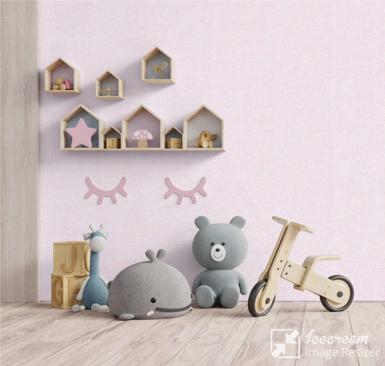 کاغذ دیواری کودکانه با طرح شاد